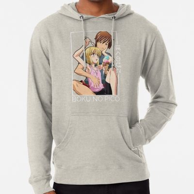 ssrcolightweight hoodiemensoatmeal heatherfrontsquare productx1000 bgf8f8f8 - Boku no Pico Store